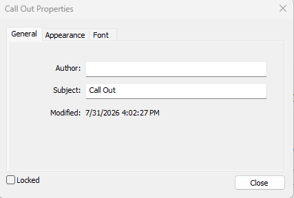 Call Out Properties