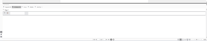 Comments pane