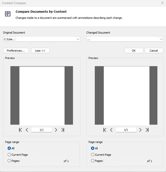 Compare Document By Content