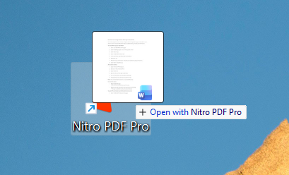 Drag File Desktop Shortcut
