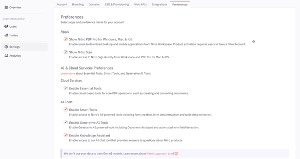 Admin Panel - AI Tools