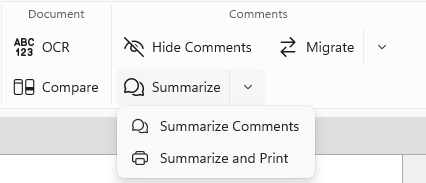 Summarize Comments