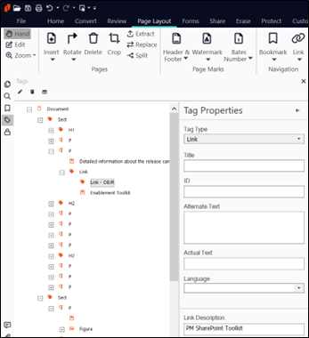 Link annotation